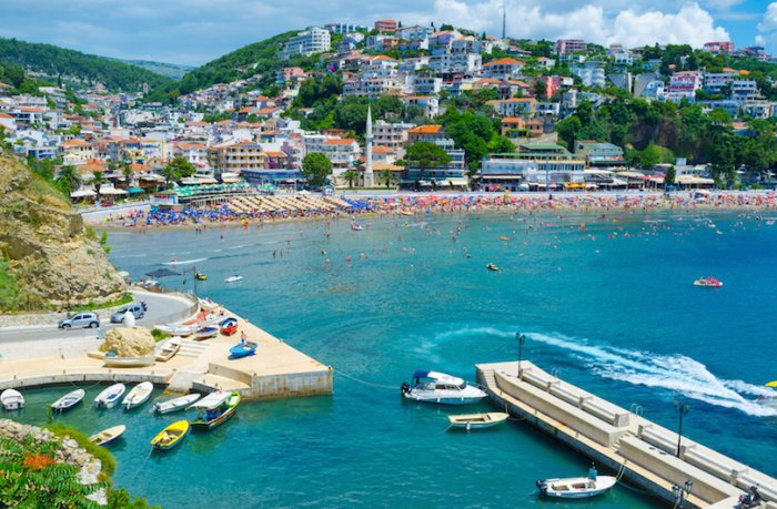 Ulcinj is a great location for beaches