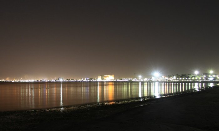 Fanateer beach at night
