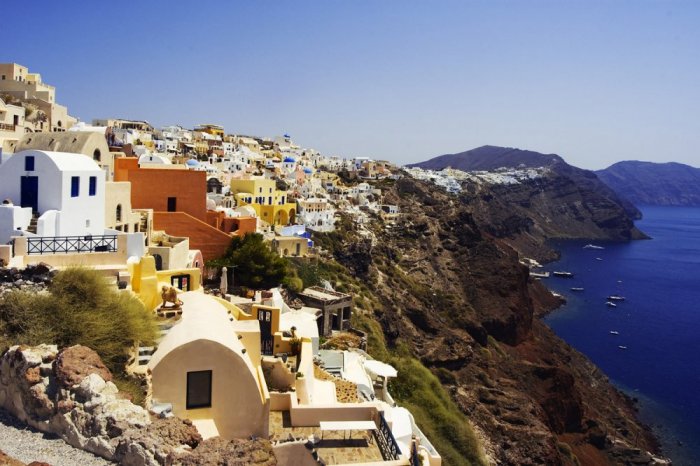 Caldera is one of the most characteristic natural areas of Santorini Island