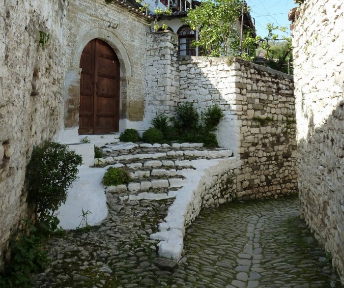 Corridors of the old city of Berat