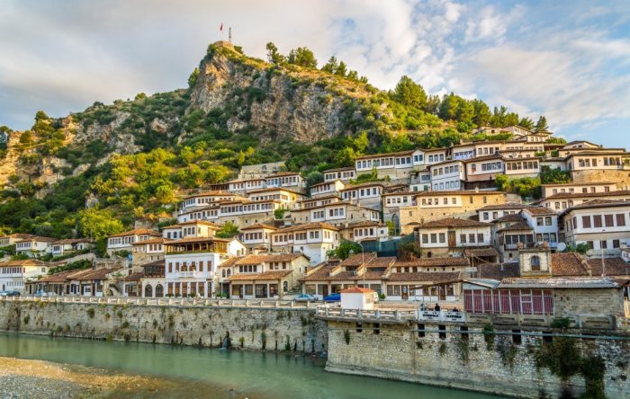 Berat city in Albania