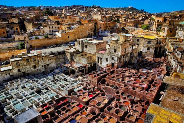 The city of Fez is the first Islamic city in the countries of Morocco.