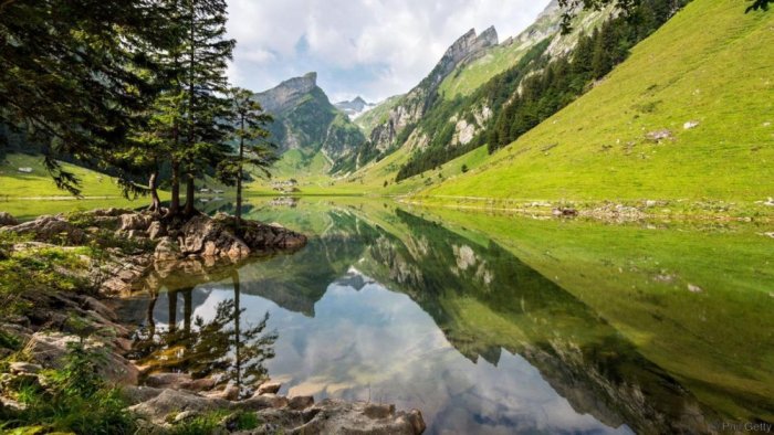The beauty of nature in the Swiss Appenzell