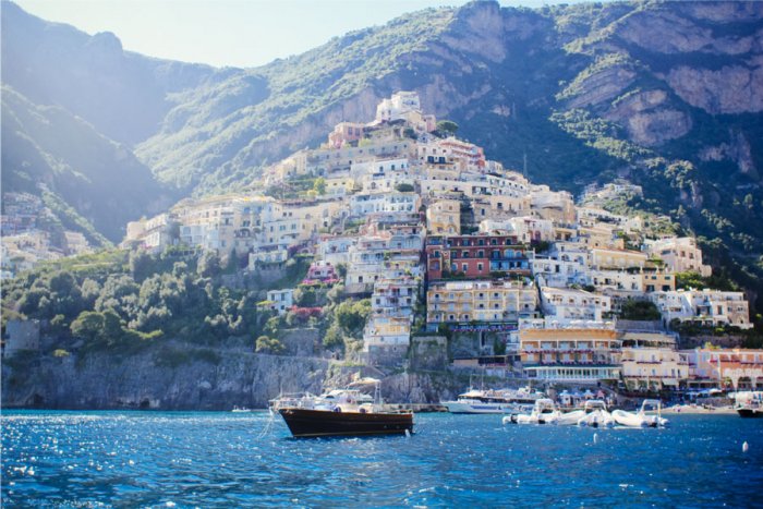Island of Capri in the province of Campania in the province of Naples