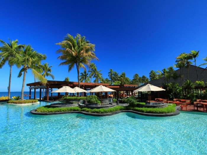 Upscale resorts in Fiji