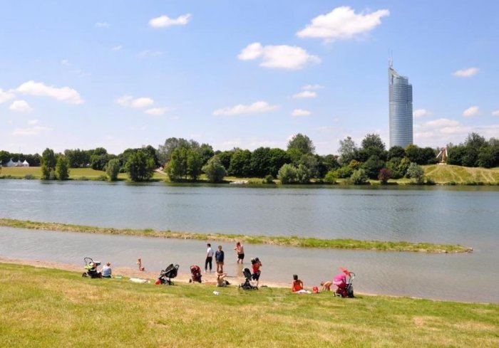 From the Danube Island in Austria