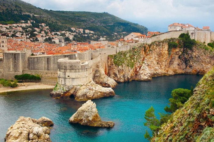 Beautiful beauty in the city of Dubrovnik