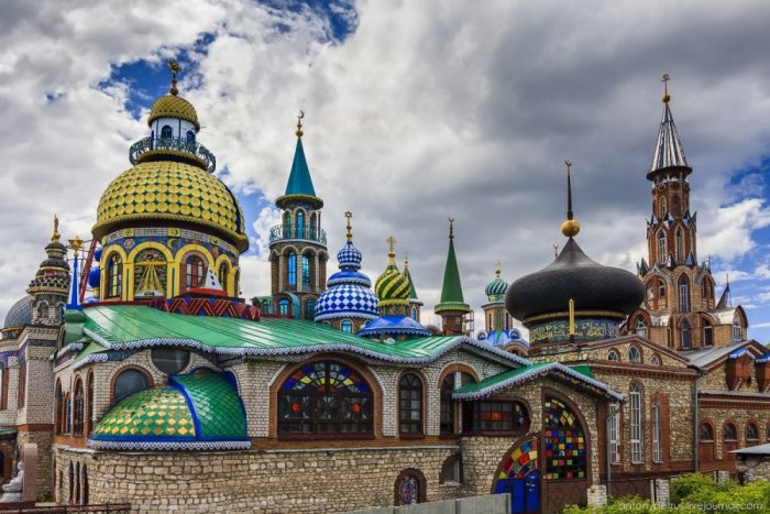 The beauty of architecture in Kazan