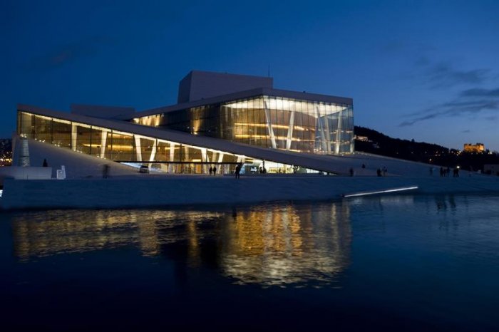 The opera house in Oslo.
