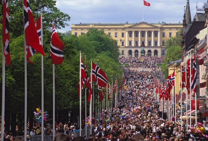 During the National Day celebrations in Oslo