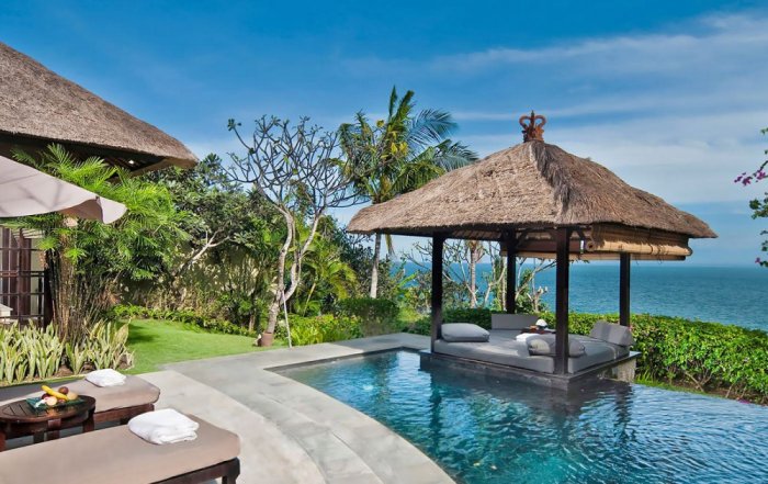 Upscale resorts on the island of Bali