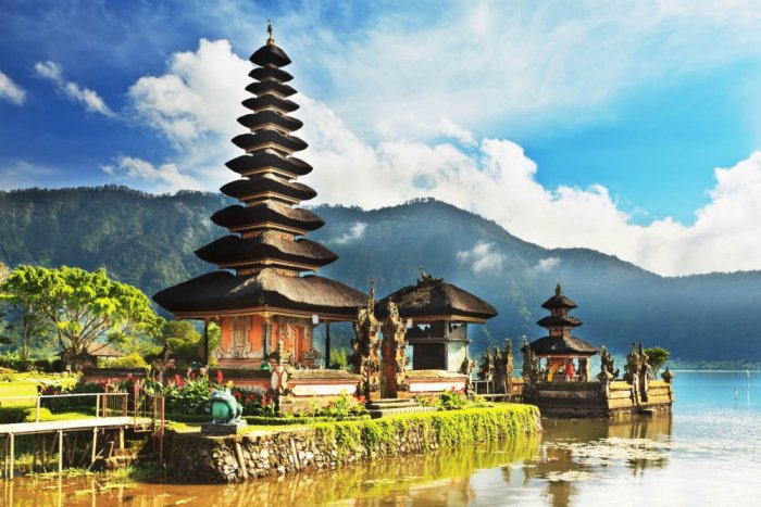 Significant landmarks on the island of Bali