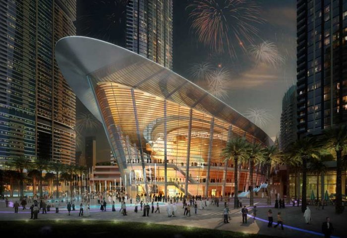 Dubai opera is a fine artistic edifice in Dubai