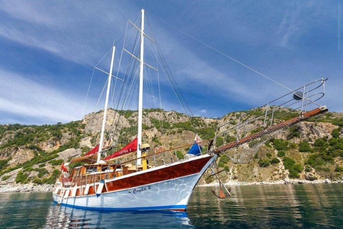 Marmaris is also a popular port for luxury yachts and cruise ships