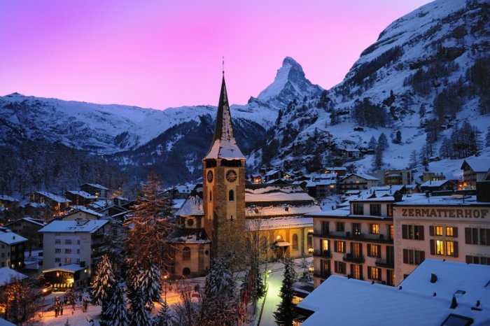 The magic of winter in Switzerland
