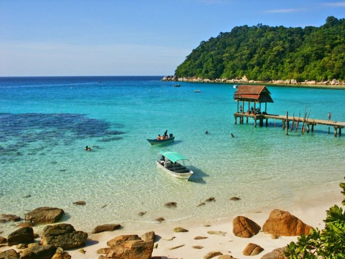 Stunning beaches on the island of Langkawi Malaysia