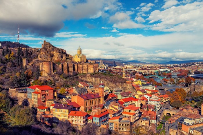 Tbilisi is the most beautiful tourist city when traveling to Georgia