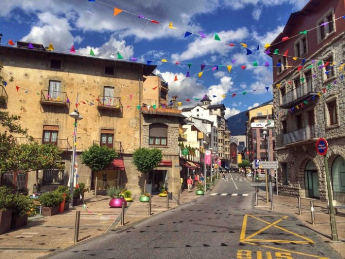 The city of Andorra la Vella