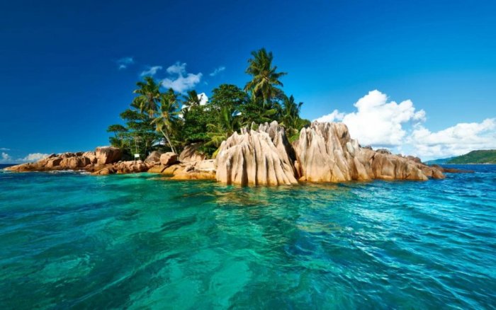 Seychelles is famous for its luxurious tourist resorts