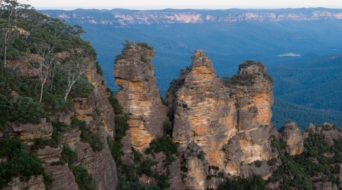 Charming formations in blue mountains Australia