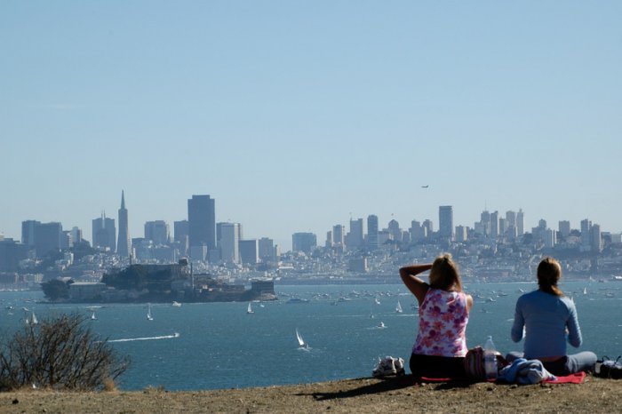 Head to the gorgeous and under-crowded Angel Island