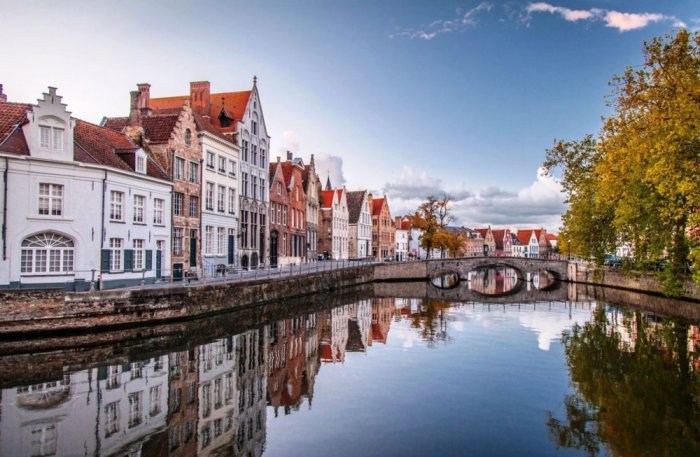 The city of Bruges, north of Venice