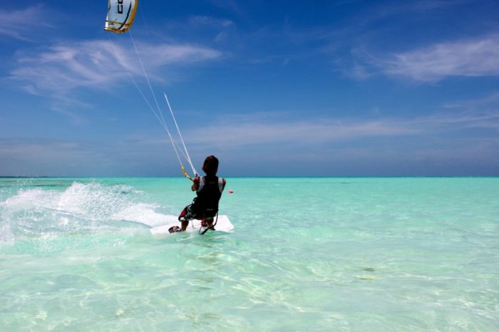 Many marine activities can be practiced in Zanzibar