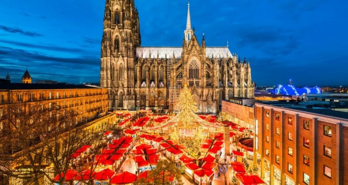 The end-of-year ambience in Cologne