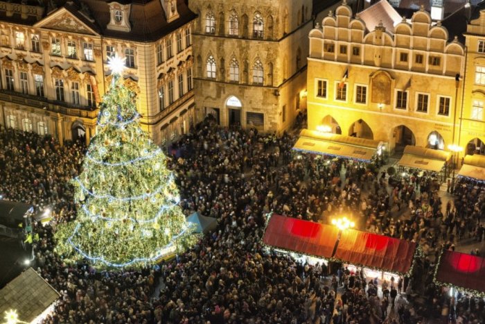 The year-end atmosphere in Prague