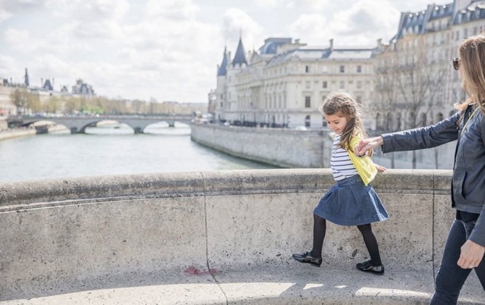 A trip to Paris, a city that children love