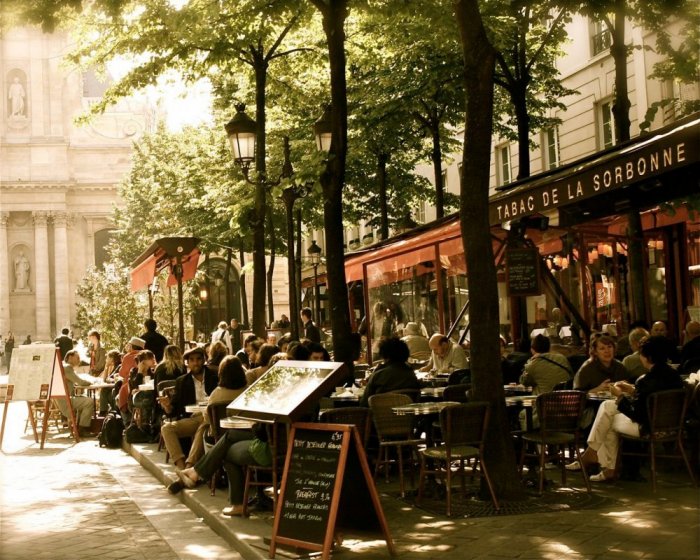 Parisian cafes are an important part of tourism fun
