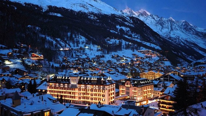 The Swiss village of Zermatt