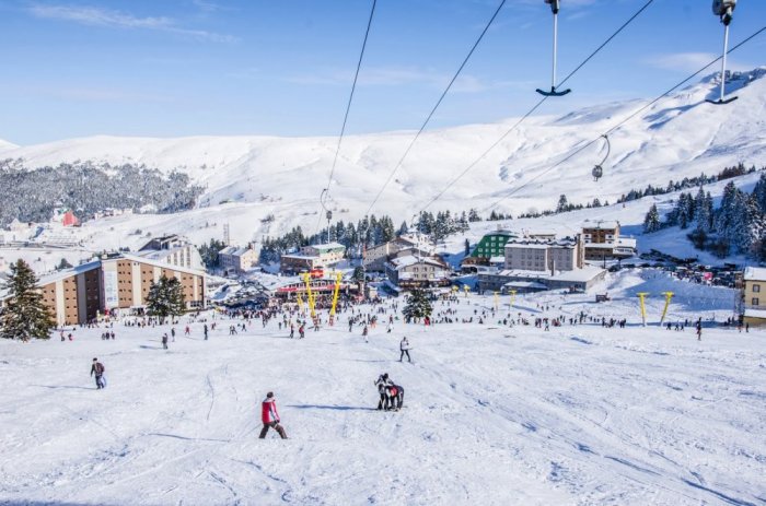 Turkey is an ideal tourist destination for skiing holidays