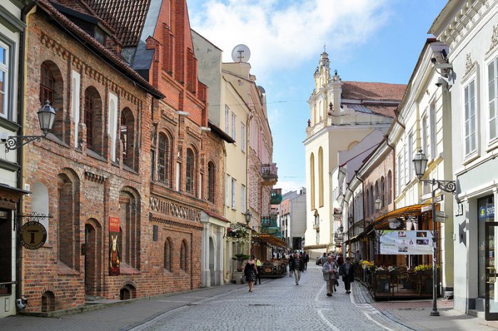 The beautiful streets of Vilnius
