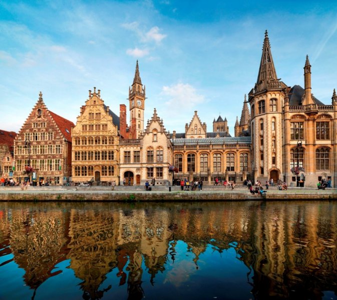 The beautiful Belgian city of Ghent