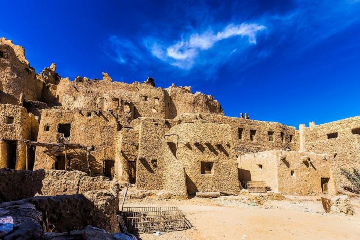 The ancient ruins of Shali in Siwa Oasis