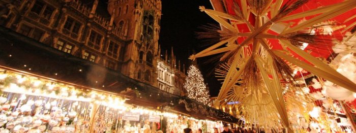 A scene of Munich during the year end events