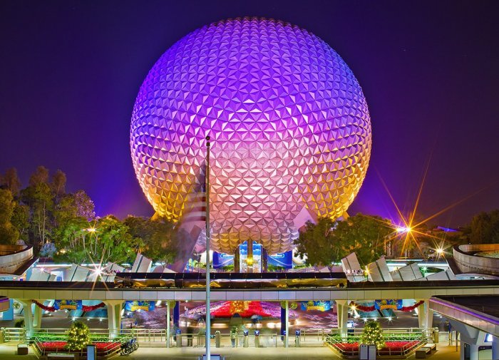 The city of Epcot in Florida
