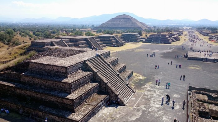Teotihuacan is a beautiful archeological city dating back to the second century BC