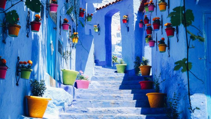 The splendor of the city of Chefchaouen in Morocco