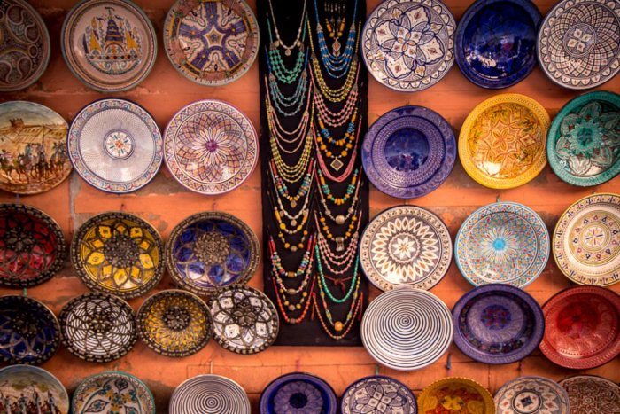 The pleasure of shopping in Morocco