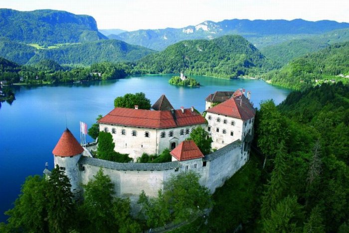 Bled Castle in the heart of the picturesque nature