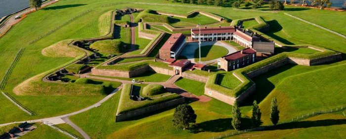 Fort McHenry area in Baltimore