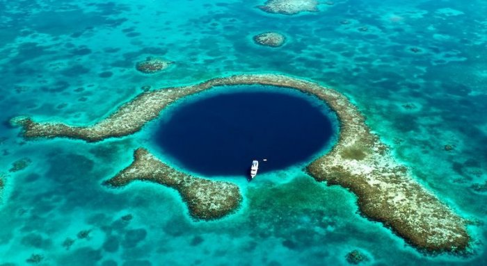 From Great Blue Hole