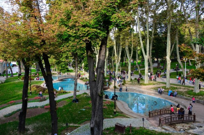 Kelkhana Park is one of the most visited parks in Istanbul