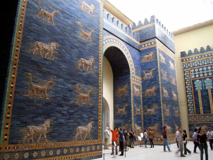 The historic Ishtar Gate in the Pergamon Museum