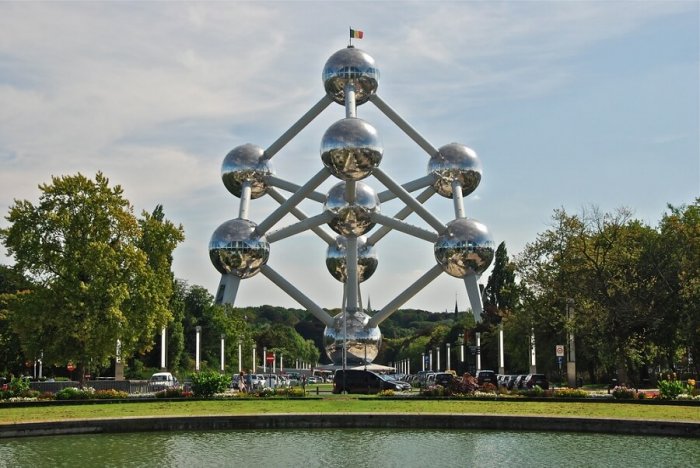 Atomium is one of the most important milestones in Brussels