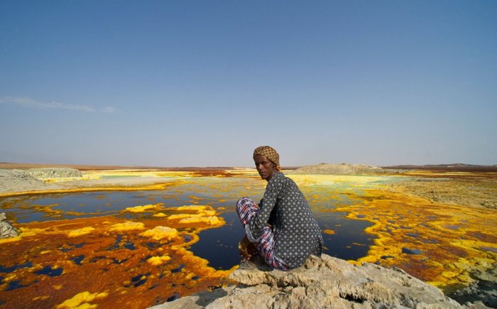 The Danakil Depression, which is located in the northern part of the Afar state in north-eastern Ethiopia