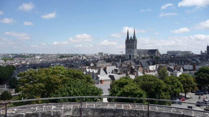 The atmosphere of the Middle Ages in Angers