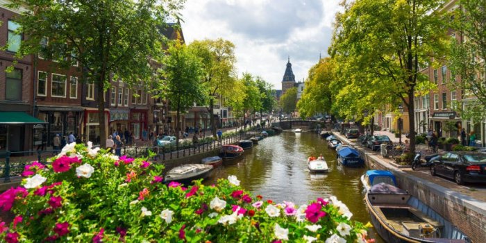 Amsterdam in the spring